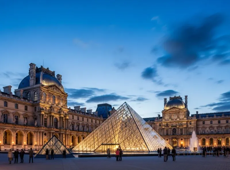 City skyline with modern buildings